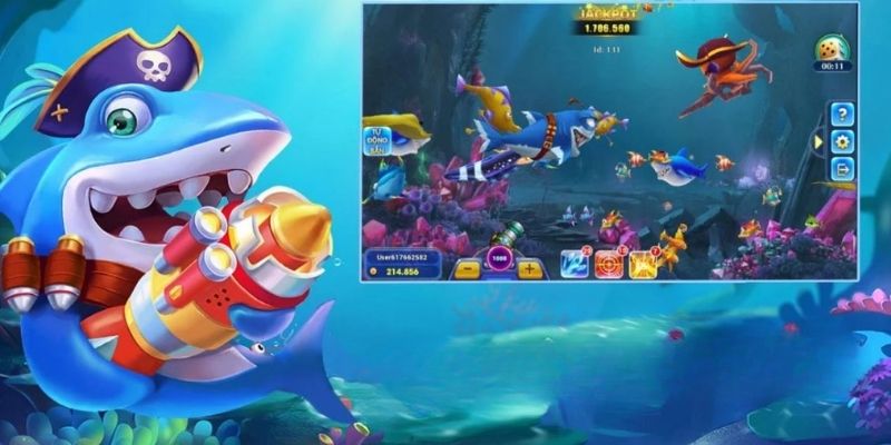 Nên linh hoạt sử dụng vũ khí khi chơi bắn cá hải tặc